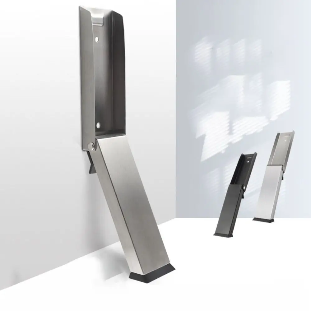 

punch-free Folding door stopper One-legged operation Quiet wind protection Windproof door stopper rust-proof Stainless steel
