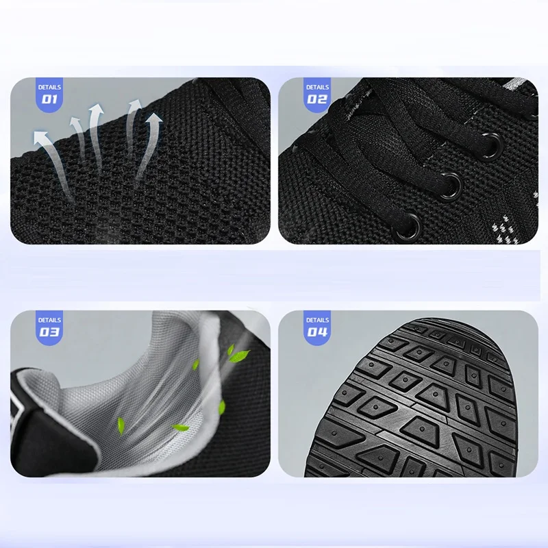 New Classic Striped Sneakers Men's Casual Wedge Sports Shoes Male Comfortable Autumn Trainers Boys Student Hiking Travel Sneaker