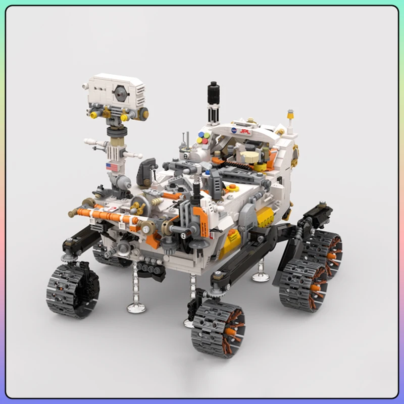 MOC First Generation of Perseverance Mars Rover in The Space Exploration Series Building Block Set DIY Boy Toys Christmas Gift