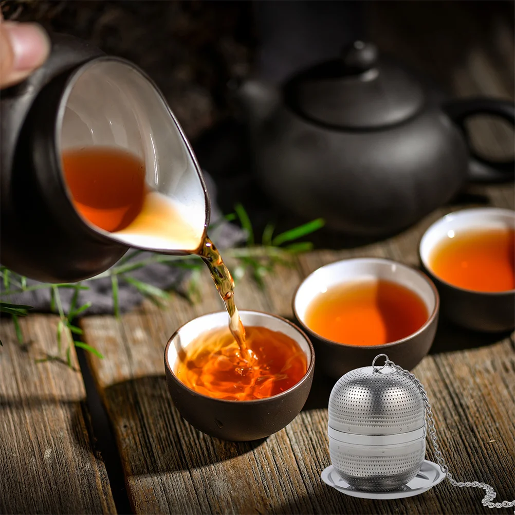 

Stainless Steel Tea Bag Holder Round Metal Tea Saucer Lightweight Cup Mat for Home Bar Restaurant Coffee Table