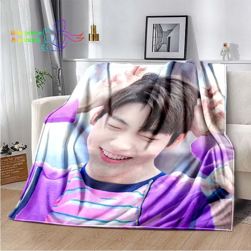 TXT Soobin Singer Blankets Sofa Cover Flannel Decoration Gifts for Kids and Adults Throw Blanket for Home Outdoor Quilt