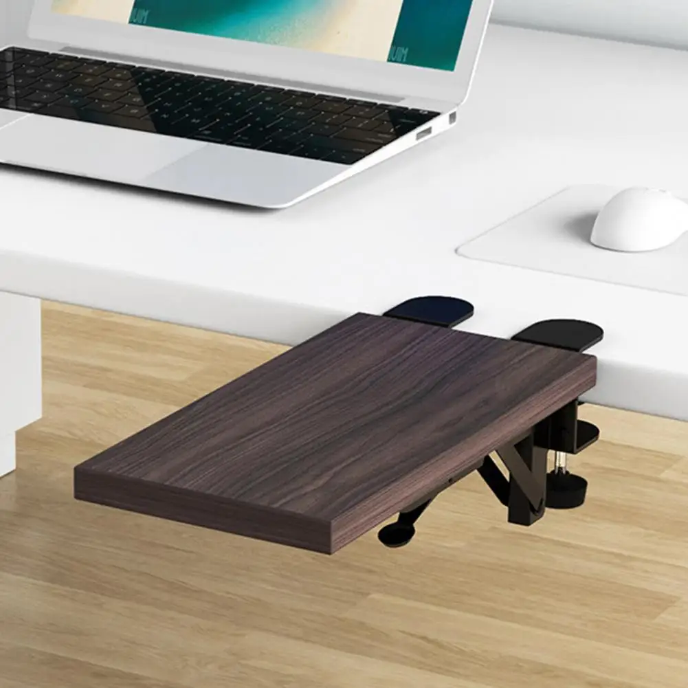 Foldable Desk Extender Adjustable Computer Desk Arm with Foldable Tray for Wrist Elbow Support Universal Office for Home