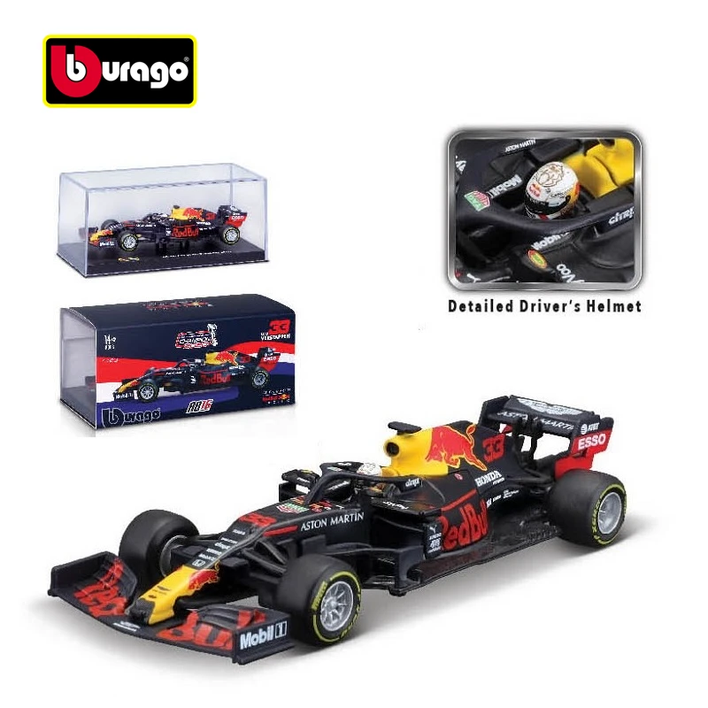 Bburago 1:43 RB Racing F1 RB16 2020 No.33 Max Diecast Model Car