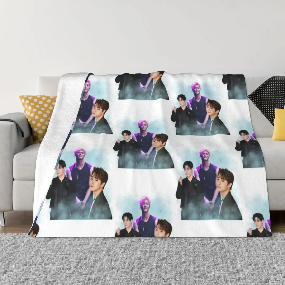 Moonbin - ASTRO - Kpop Throw Blanket Moving for winter Bed Blankets