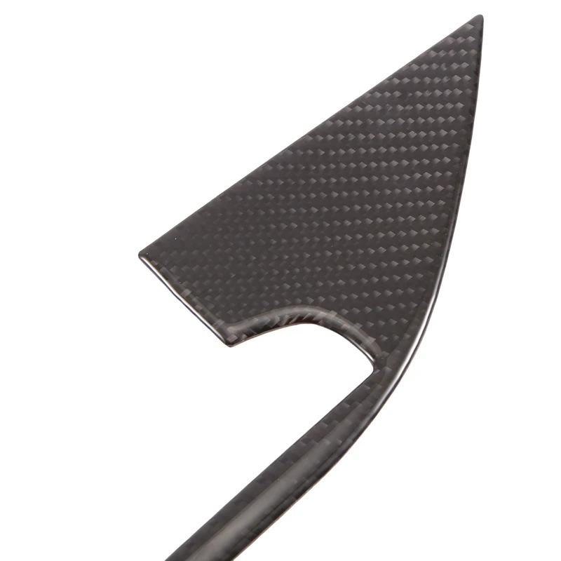 1 PCS Car Left-Hand Drive 10.25 Inches Display Frame Sticker Carbon Fiber Pattern Automotive Supplies For Kia Stinger 2019-23 image 2