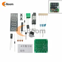 0.44 inch Digital LED Display 4 Bits Electronic Clock Electronic Production Suite DIY Kit DC 3.3V-5V for Education and DIY Craft