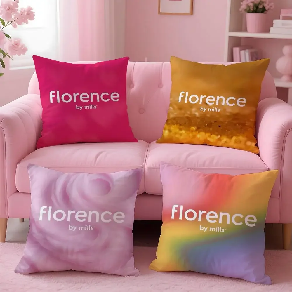Fashion F-Florence by mills  Make up Double-sided Printed pillow cover Short plush Suitable living rooms throw cushion cover