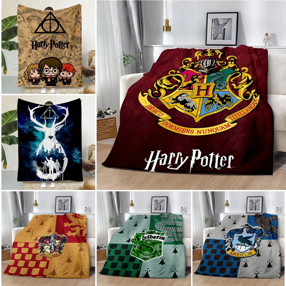 Hot Movies Printed Blanket P-P-Potters Picnic Blankets Warm Blanket Soft and Comfortable Blanket H-H-Harrys Home Travel Birthday