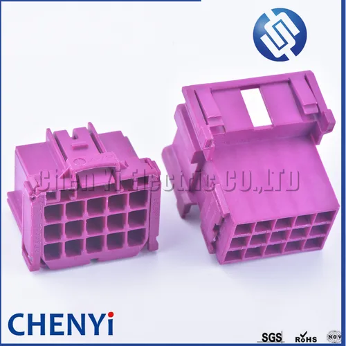 Imagen 2 del producto Conector de amplificador de potencia de automóvil macho o hembra de 15 Pines, enchufe de amplificador de Audio automotriz 1-967628, 8-968973-1