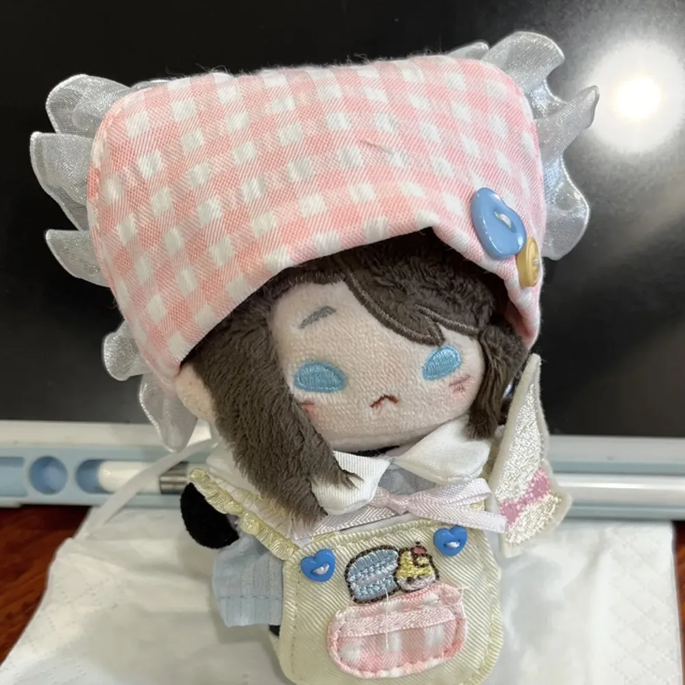 No Attributes Clothes Kitchen 10cm Cotton Clothes Apron Suit Clothes Outfit Headscarf Cute Dress Up Set Accessories