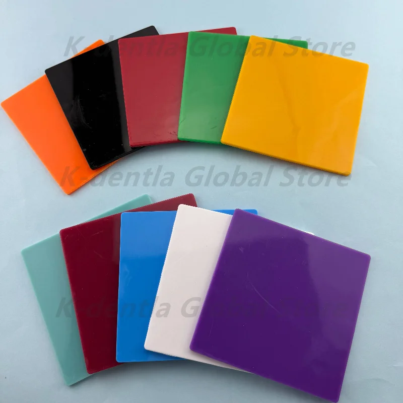 10Pcs/Box Dental Vacuum Forming Sheets Sports MouthGuard Thermoforming EVA Soft Material Teeth Protector Film Splint 127mm/4mm