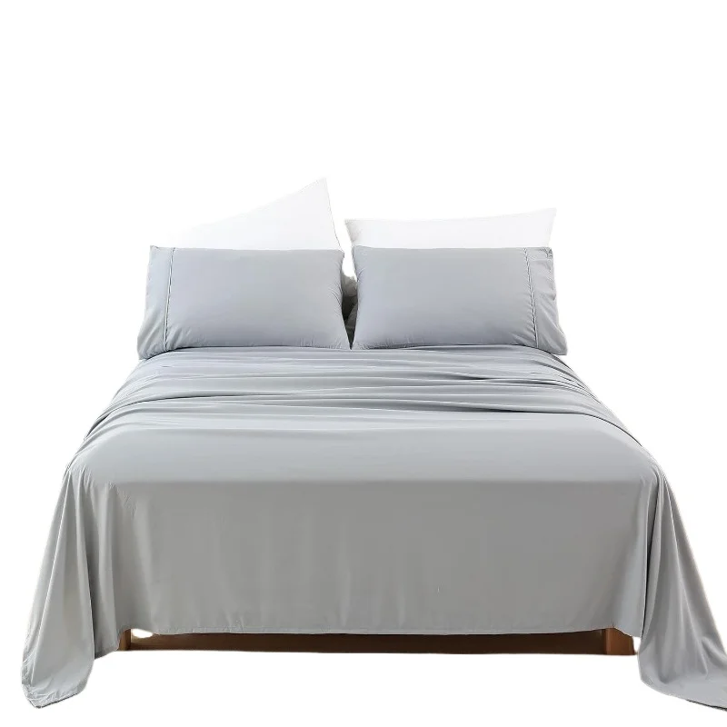 

3 Piece Cooling Bed Sheets for Twin Size Bed, Extra Deep Pocket, Breathable Hotel Bedding Sheets and Pillowcases