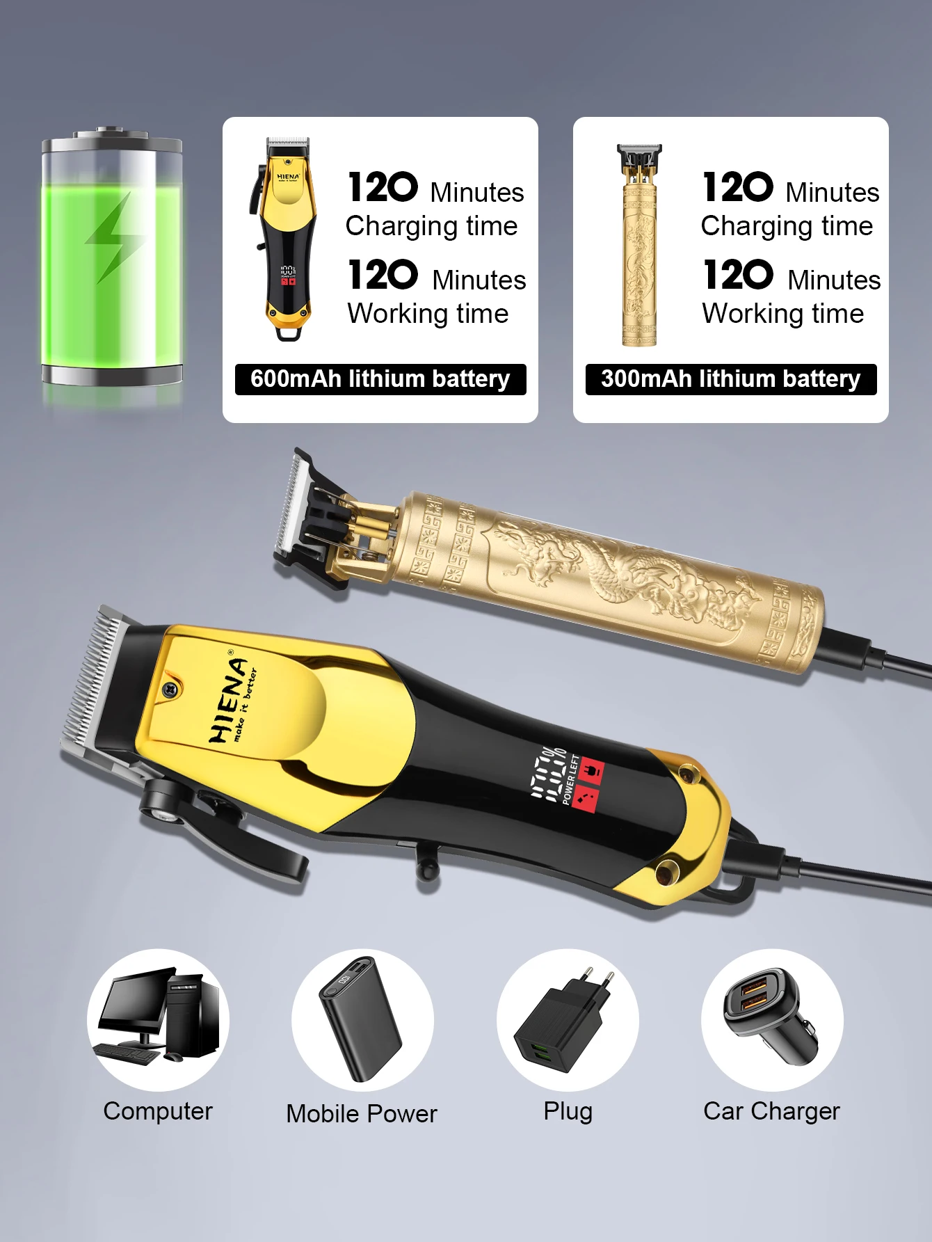 Profesjonalne maszynki do strzyżenia włosów i bezprzewodowe maszynki fryzjerskie dla mężczyzn, zestaw trymerów z możliwością ładowania i zestaw narzędzi do pielęgnacji twarzy, nosa.