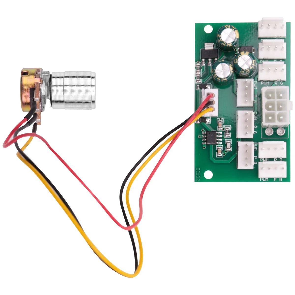 Controlador de velocidad del ventilador de la caja de la computadora, Hub de ventilador de 8 canales, PWM, controlador de ventilador violento de alta potencia, regulador de velocidad del ventilador