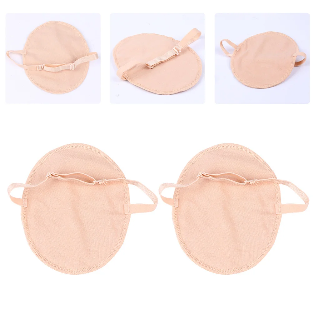 2Pairs Underarm Pads Cotton Sweat Absorbing Cushions Anti Sweat Prevention Comfortable Summer Use Underarm Pads