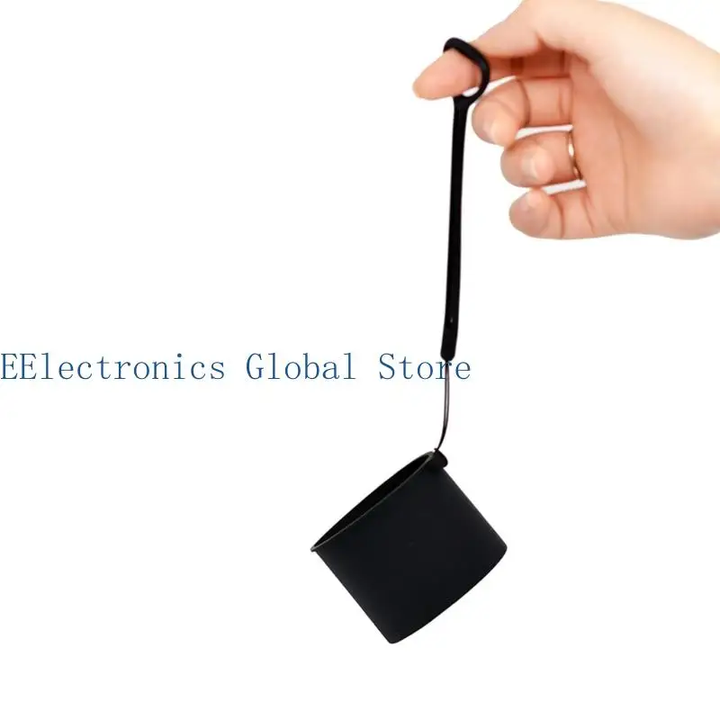 462B Silicone Lens Cover Guard For DSLR Camera Waterproof Dustproof With Wrist Strap