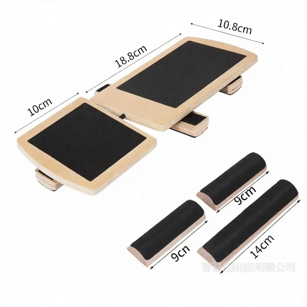 Wooden Balance Training Board For Foot Ankle Stretching Calf Flexibility Fitness Workout Physical Rehabilitation Equipment