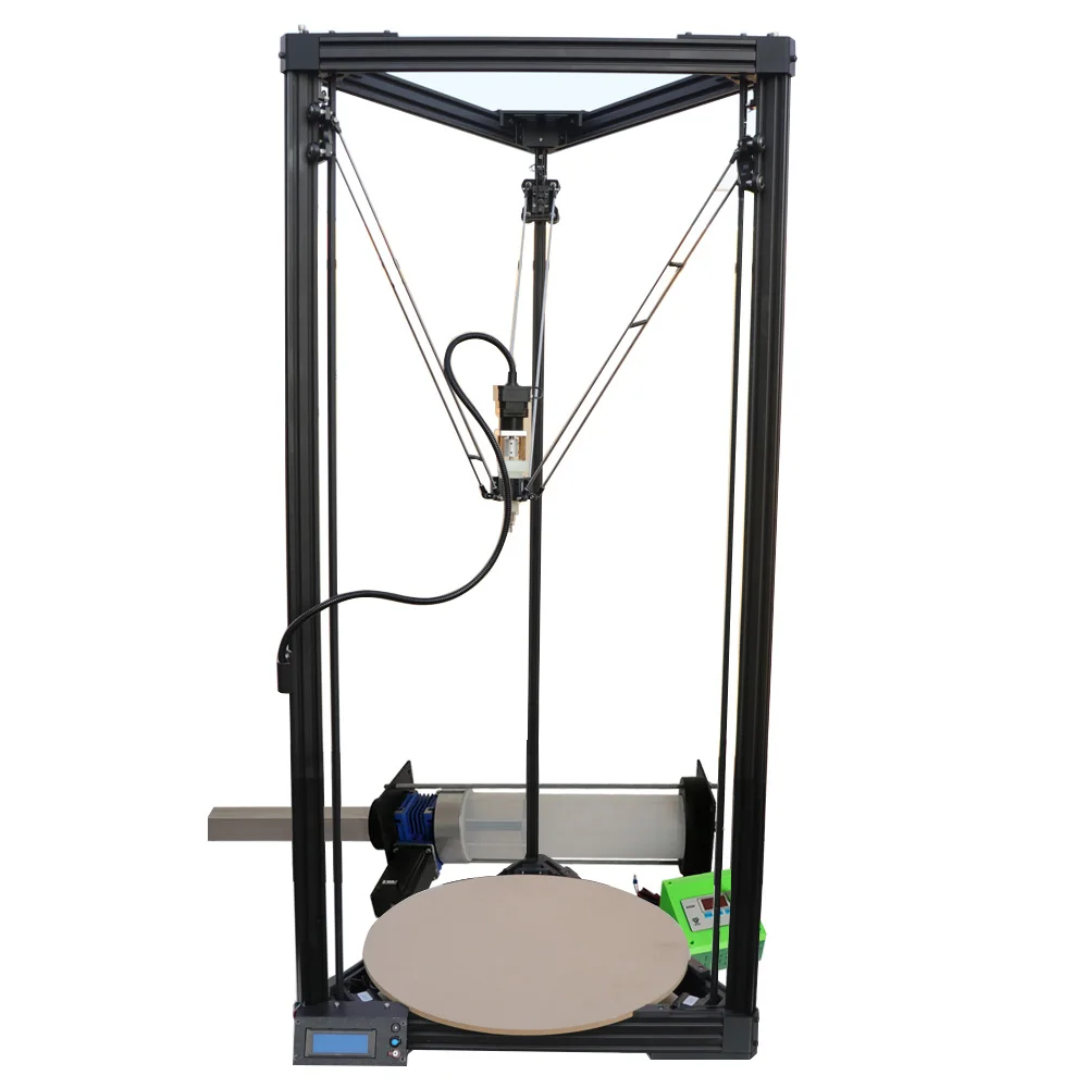 

2L big barrel clay ceramic delta 3D printer KIT DIY piston&auger pusher 500mm bed huge model