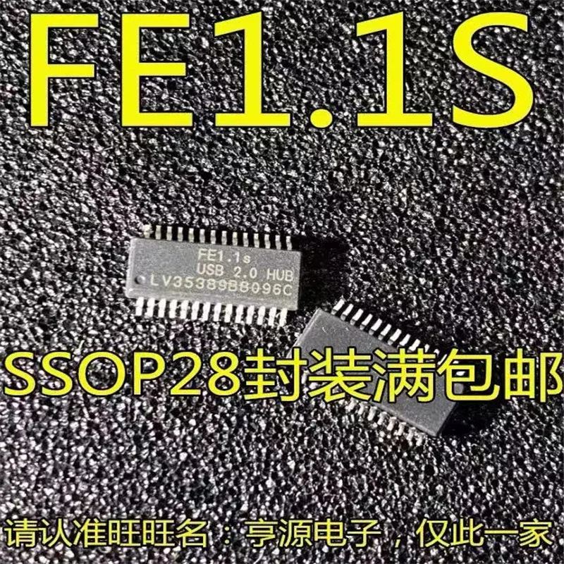 1-10PCS FE1.1S SSOP-28 USB 2.0 HUB SSOP28 FE11S SSOP FE1.1 SMD new and original