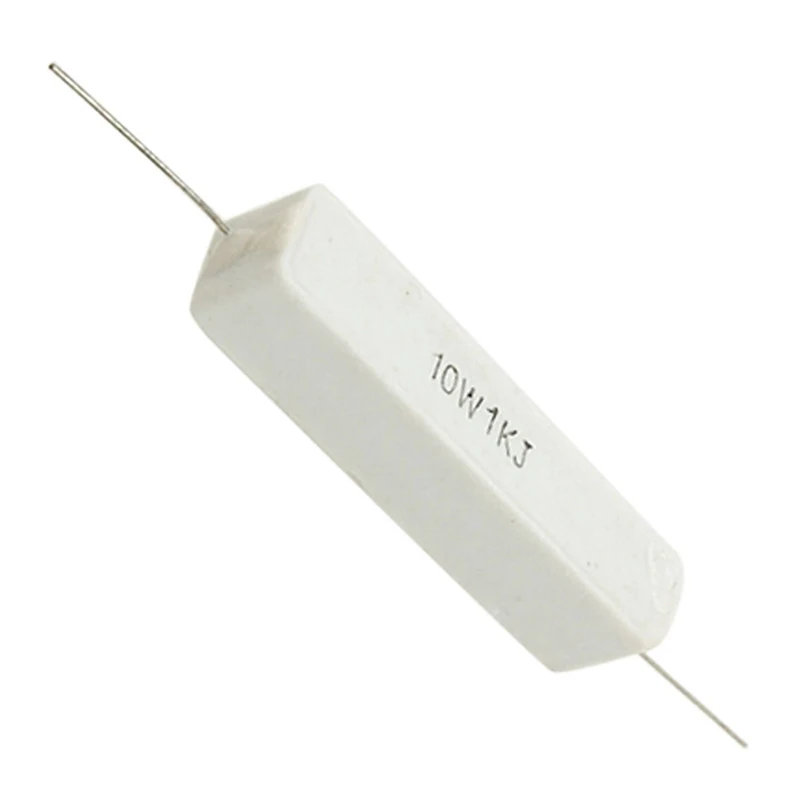 A96I-10 Pcs 1K Ohm 5%  Cement Power Resistor 10W Watt