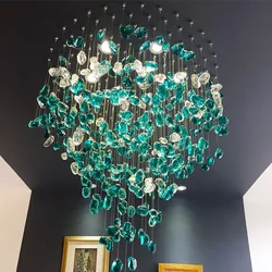 Modern Hanging Lights Hotel Lobby Chandelier Indoor Living Room Pendant Modern Chandelier Ceiling Hanging Lamp.