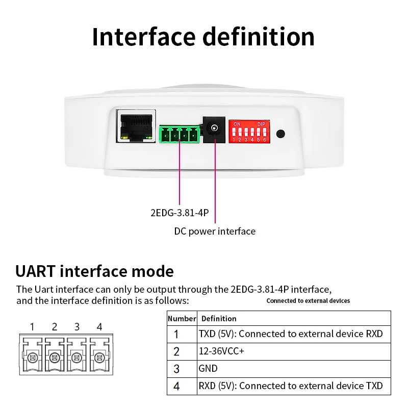 Sensore rilevatore di qualità dell'aria interna 8 in 1 PM2.5 Formaldeide PM10 CO2 Gas TVOC Sensore di temperatura e umidità dell'aria di fumo UART