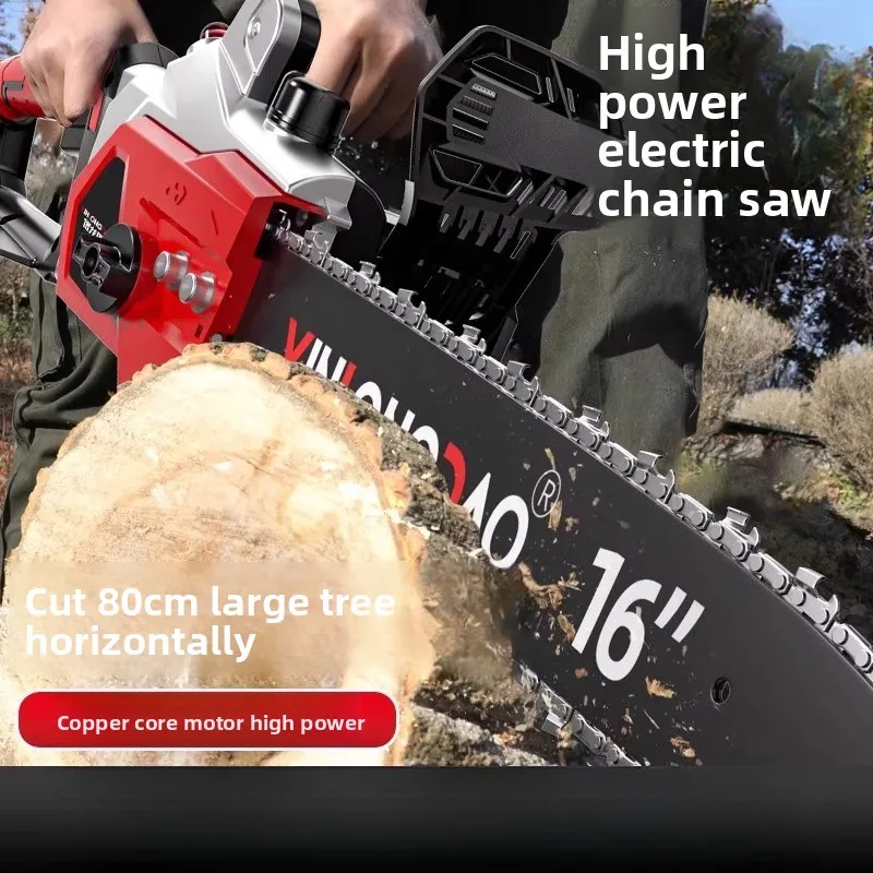 

220 В подключаемая электрическая цепная пила электрическая маленькая бытовая ручная валка для резки специальная плотницкая пила для дерева