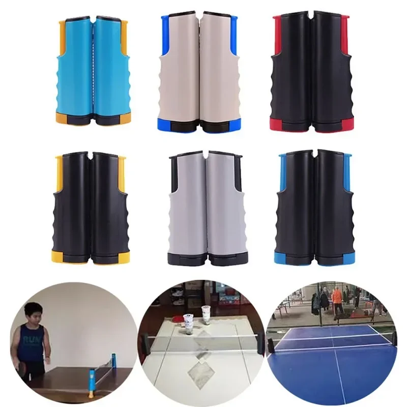 

Table Tennis Net Anywhere Retractable Rack Sport Portable Replacement Ping Pong Post Net Exercise Outdoor Home Sports Equipments