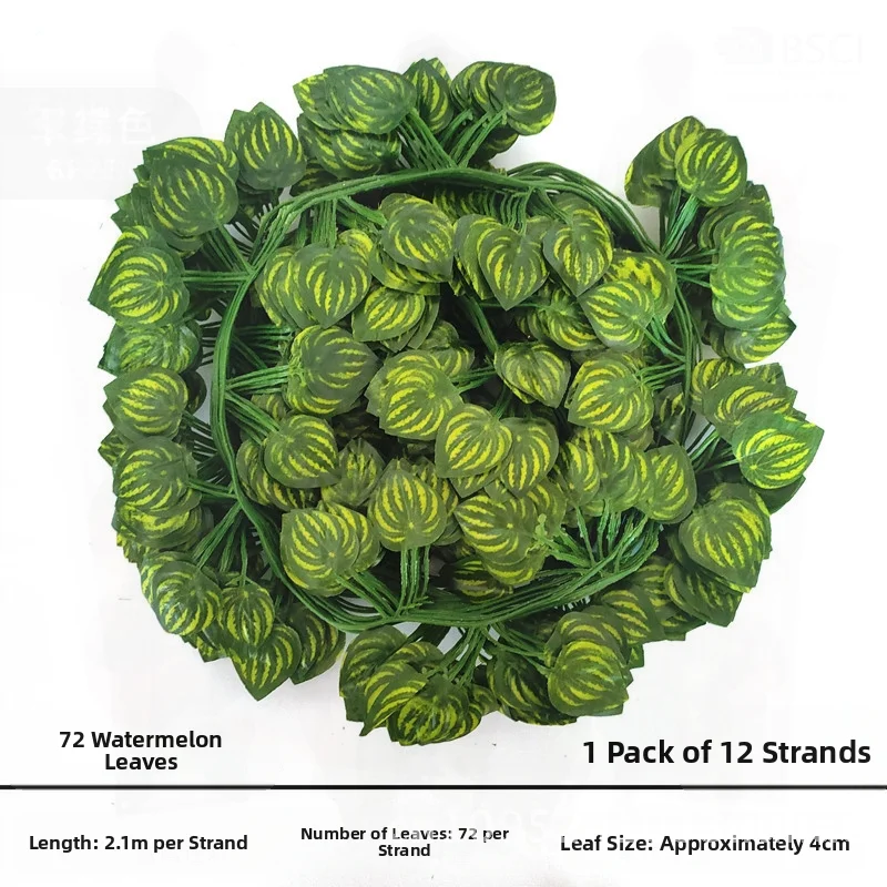 

Artificial Ivy Vine Leafy Plant Simulation Creeper Tree Decoration Silk Flower Leaf Cross-border Wholesale Home Garden Decor