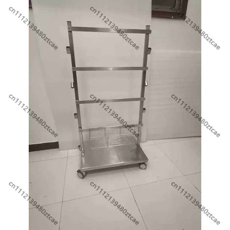 Room Accessory Storage Cart Multi-layer Trolley For Surgical Table Brackets Sliders Clamps Organizing Maintenance Supplies