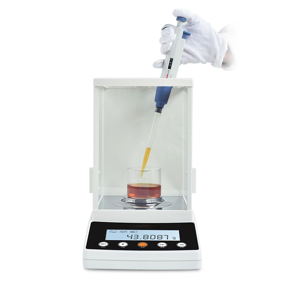 

210g 0.0001g 0.1mg Analytical Balance Weigh Machine Laboratory Equipment Precision Scale