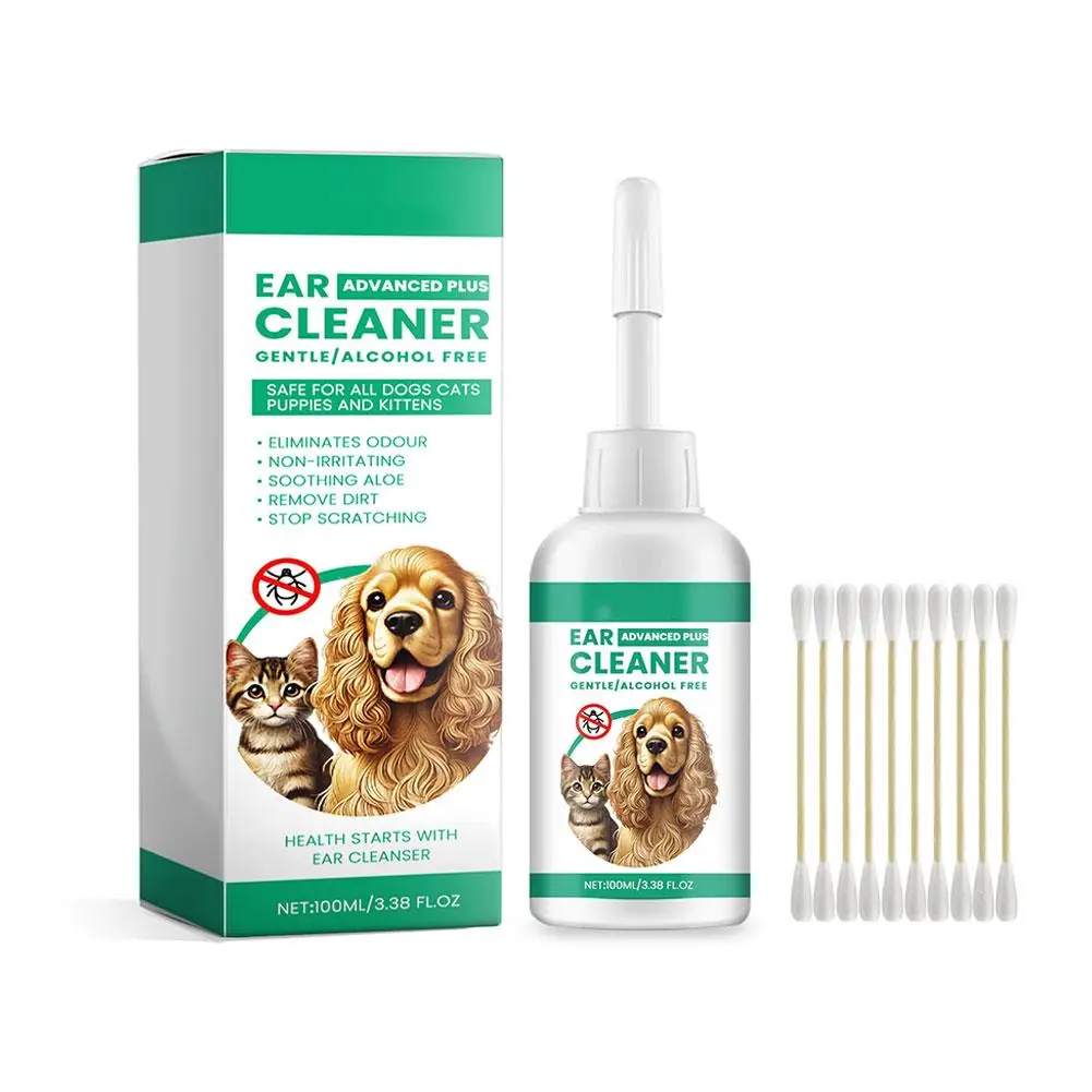 Dogs EarMite Oil Ear MiteTreatment For Dogs And Cats Pet Ear Canals Cats EarMite Pet Ear Cleaners Pet Ear Wash