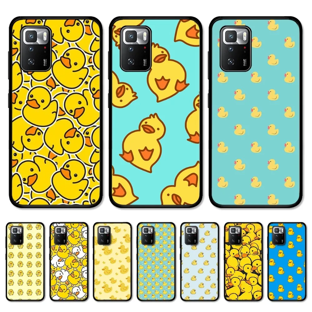 

Yellow Duck Phone Case For Redmi 5 6 7 8 9 10 plus pro 6 7 8 9 A GO K20 K30 K40 pro plus F3 Fundas