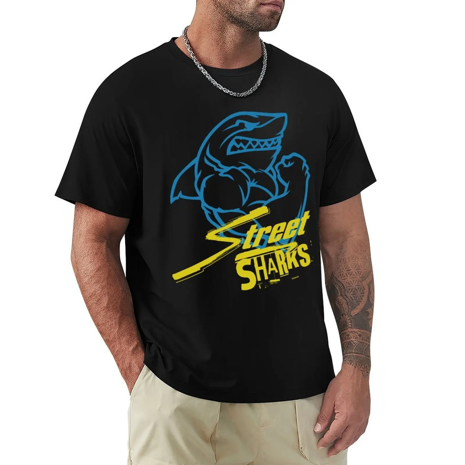 Let's kick some fin! T-Shirt Simple Trendy Casual T-Shirt