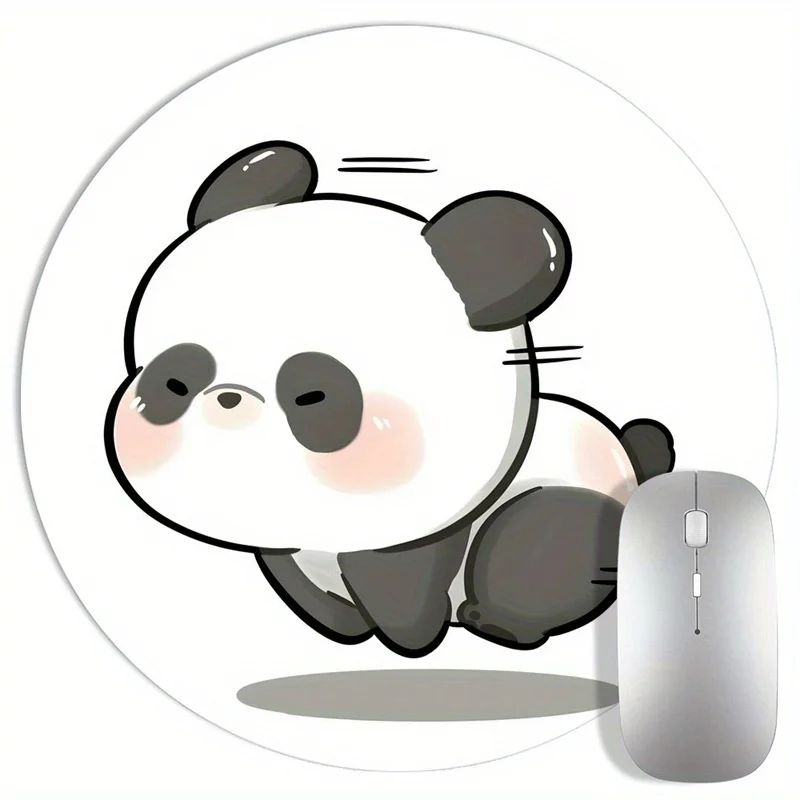 Panda dos desenhos animados anime mouse pad kawaii tapete de mesa acessórios para pc mouse pads base de borracha antiderrapante adequado para escritório e jogos
