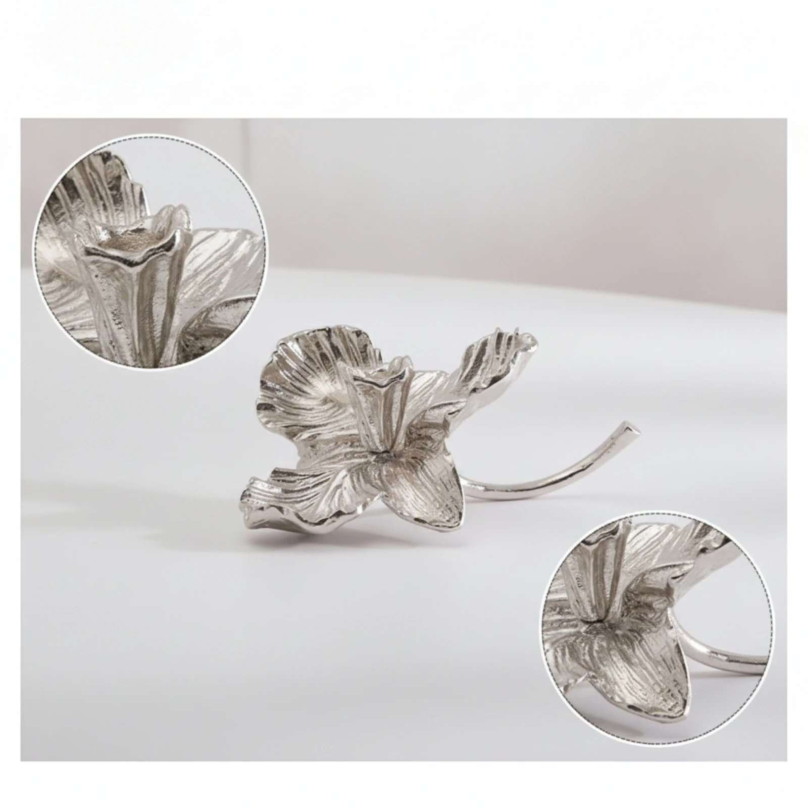 Bird Candle Holder Elegant Candle Holder with Glass Cup Candlestick Slender Decor Sculpted for Decorators, Dining Table, Mantel