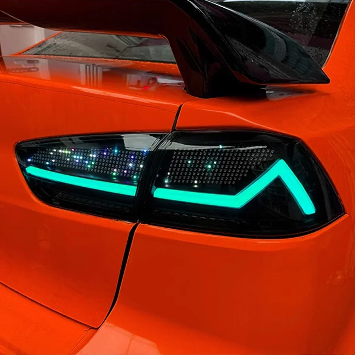 

TYPYНовый светодиодный задний фонарь, обновленный для Mitsubishi Lancer EVO RGB Taillight2009-2018, динамический сигнальный задний фонарь, автоаксессуары
