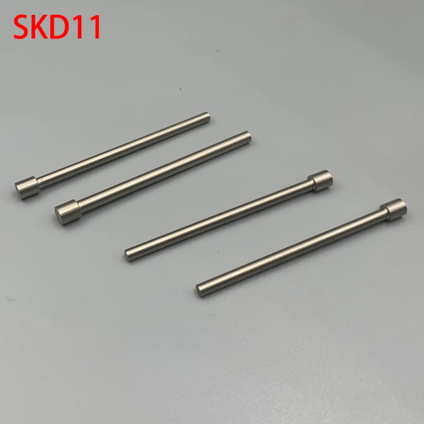 6*100 6x100 6mm OD HRC60 T Shape Type SKD11 Press Die Component Straight Plastic Mold Ejector Punch Pin