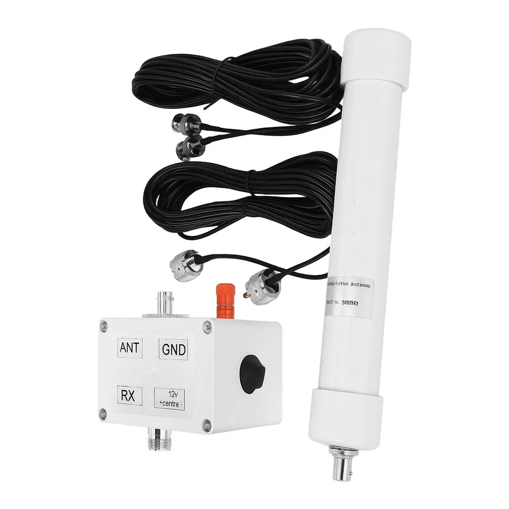 Active For Antenna Mini Whip for 10 kHz to 30 Wideband Reception Portable Lightweight Design for Radio Operators