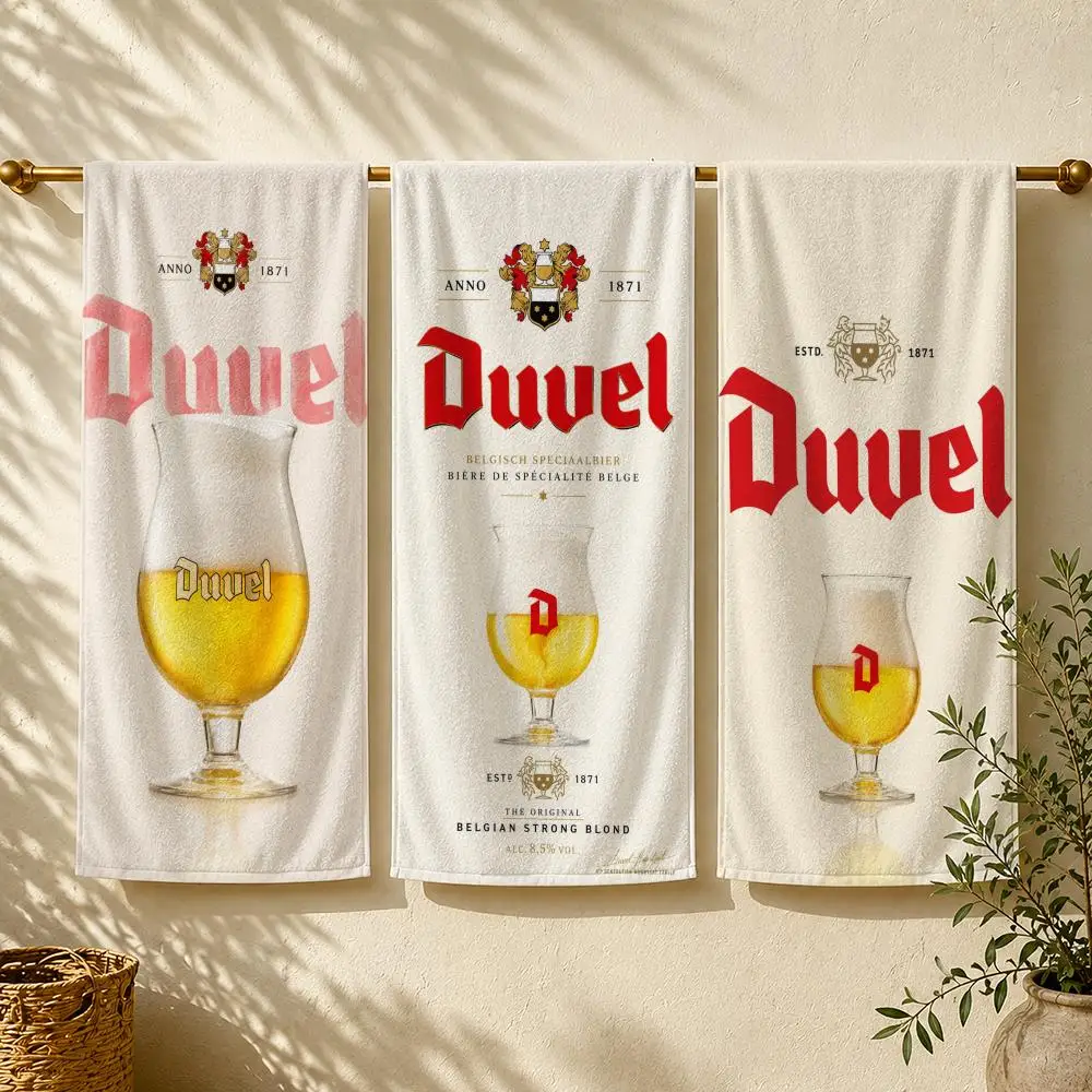 Beer Brand D-Duvel Towel Towel beach towel, quick drying absorbent bath towel for Swim,Gym,Camping,Outdoor hot