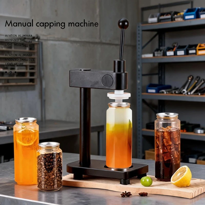 Portable Hand-Operated Can Sealer Manual Closing Tool Capping Machine For Craft Beverage Home Brewing