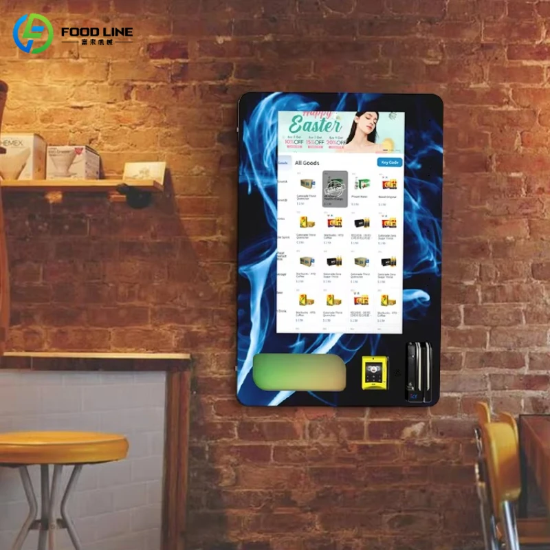 

Customized Face Recognition Age Restricted Vending Machine Intelligent Unmanned Retail Vendor for Public Locations