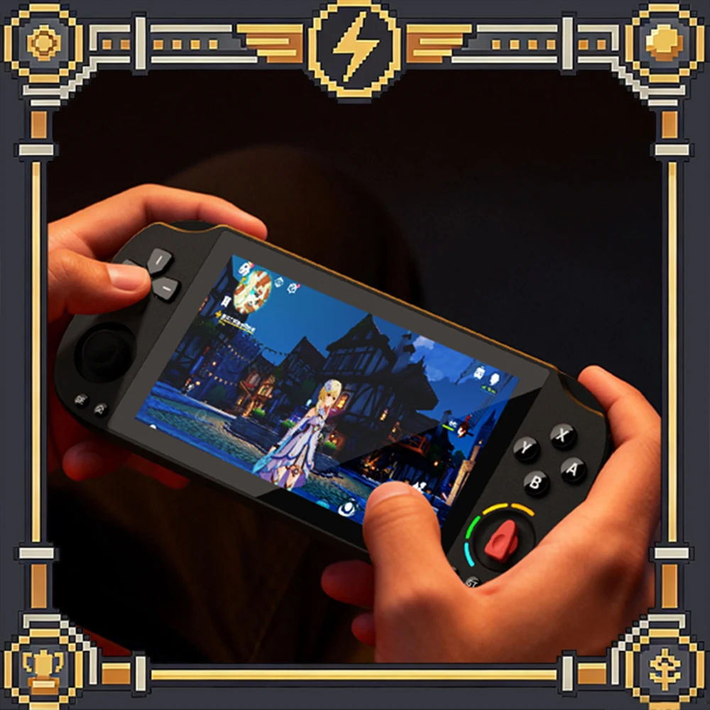 

GAMEMT PSK5000 Game Console 5Inch 1080P 60Hz FHD Screen 4000mAh Hall-Effect Joystick Handheld Game Consoles Support 2.4G/5G WiFi