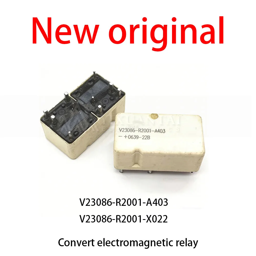 1Pcs/Lot New original  V23086-R2001-A403 V23086-R2001-X022 Electronic car central control conversion electromagnetic relay