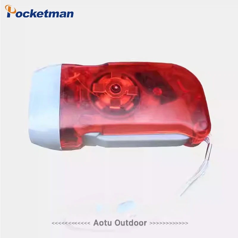 Hand Crank Flashlight 3 LED Bright Light Mini Hand Press Flashlight Portable Emergency Survival Tool for Camping Hiking