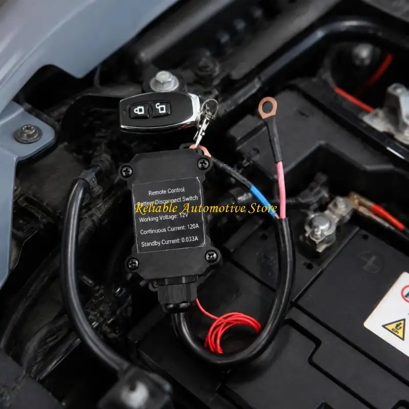 M68B Cable-Lead Battery Disconnect Switches with Remote Control for Motorcycle Storage, Inspection, and Routine Service Tasks 5