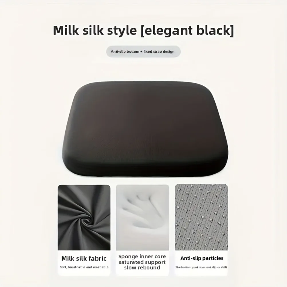 Minimalist Home Memory Foam Sitting Cushion Slow Rebound Anti Sinking Design Car Driving Sitting Cushion Office Chair Cushion