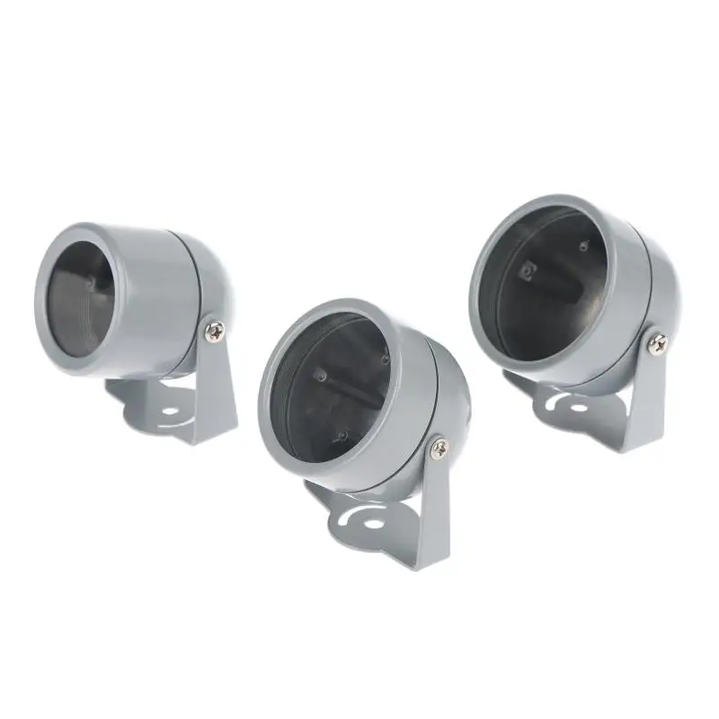 DIY Camera Surveillance Cameras Waterproof Metal Housing Cover With Water-proof Ring Fill Light Shell Accessories