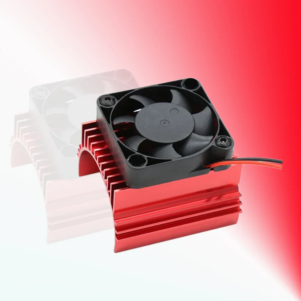 مروحة التبريد 40*42 مللي متر العالمي موتور المبرد مجموعة بالوعة الحرارة المبرد زائد ل RC سيارة 4074/4274/1515 أجزاء المحرك