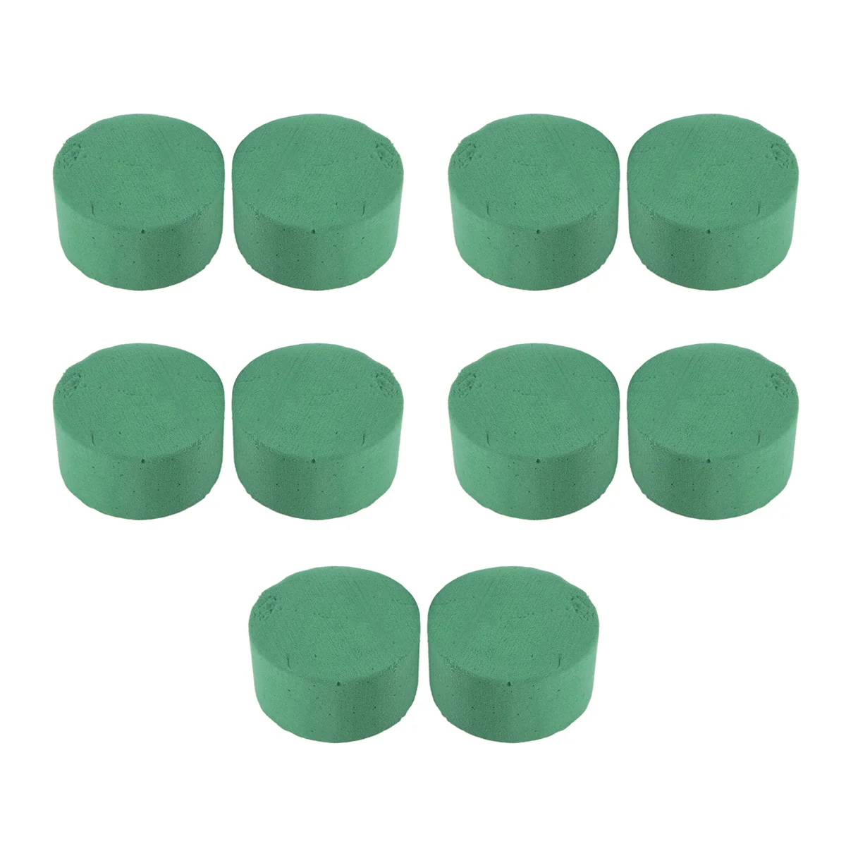 Tools 10Pcs Wedding Aisle DIY Craft Floral Arrangement Water-Absorbing Home Garden Green Flower Foam Fresh-Keeping Round Brick